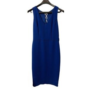 Women’s Blue Midi Pencil Dress